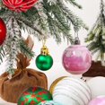 thumbnail image 4 of Juego de 44/42 bolas navideñas de 6 cm para colgar en el árbol de Navidad, adornos de caja de regalo pintados y galvanizados para el hogar, regalo de Año Nuevo 2024, 4 of 5