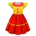 thumbnail image 2 of Tenue de Costume de Cheerleading pour Filles Sans Manches avec Jupe Robe de Soirée, 2 of 8