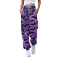 thumbnail image 2 of Womens Halloween Pajamas Pants Halloweens Yoga Pajamas Comfy Stretch Drawstring Pajamas Sleepwear Pjs Women, 2 of 6