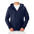thumbnail image 3 of Sudadera Fruit of the Loom Talla EG con Gorro Azul Marino, 3 of 4