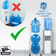 thumbnail image 3 of Porta Garrafones de Agua, Almacenador para 3 Garrafones con Dispensador 2 en 1, 3 of 5