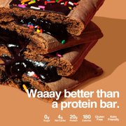 Legendary Chocolate Protein Pastry, Low Carb Snack Pack to Go 10 count