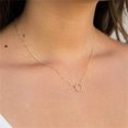 thumbnail image 6 of Turandoss Dainty Layering Pearls Pendant Drop Necklace Stack for Women Adjustable 14K Gold Plated Circle Jewelry Trendy Personalized Birthday Gifts for Women Girls Her, 6 of 8