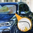 thumbnail image 5 of Iauyy Foldable Windshield Sun Shade for Cars, Interior Sun Protection for car UV Protection for Sedan/SUV/Truck, (S/M/L) Vivid Expressions, 5 of 8