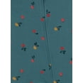 thumbnail image 4 of Modern Moments by Gerber Neutral Two-Way Zop Viscose Peter Pan Collar Sleep ´N Play Footed Pajamas, Sizes Newborn - 6/9 Months, 4 of 7