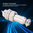 thumbnail image 3 of 5 uds conector de clavija de aviación macho hembra cable Panel de alimentación chasis accesorios de Metal 5A GX12 450V, 3 of 8