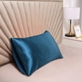 thumbnail image 2 of Pillow Case 100% Silk Quality Slip Solid Color Two-Sided Bedroom Decoration, 2 of 6