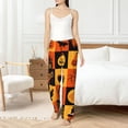thumbnail image 6 of Lsque Halloween Banner Symbols Print Women's Pajama Pants, Lounge Pant - Comfortable Home Wear,Elastic Waistband, Stylish Design-Small, 6 of 9