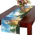 thumbnail image 1 of BSDHOME Nouveau Chemin de Table en Lin de Coton Toutes Saisons 14x72 Pouces, 1 of 4