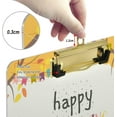 thumbnail image 4 of FMSHPON Celebrate Thanksgiving Clipboard Hardboard Wood Nursing Clip Board and Pull for Standard A4 Letter 13x9 inches, 4 of 8