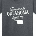 thumbnail image 4 of Inktastic Someone in Oklahoma Loves Me Youth T-Shirt, 4 of 5