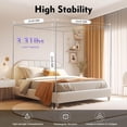 thumbnail image 4 of Canopy Bed Frame Queen, Thicken Stainless Steel Bed Canopy Frame, Metal Four Poster Canopy Bed Frame for Metal Bed Mosquito Bed Poles Canopy Frame, 4 of 11