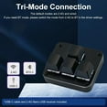 thumbnail image 2 of Mini 4-Key Programmable Keyboard: WASD, Tri-Mode 2.4G/BT/USB-C, Red Switch for Win/Mac,, Black, 2 of 7