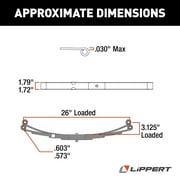 26 Leaf Spring Loaded Length - 2,200 lbs.