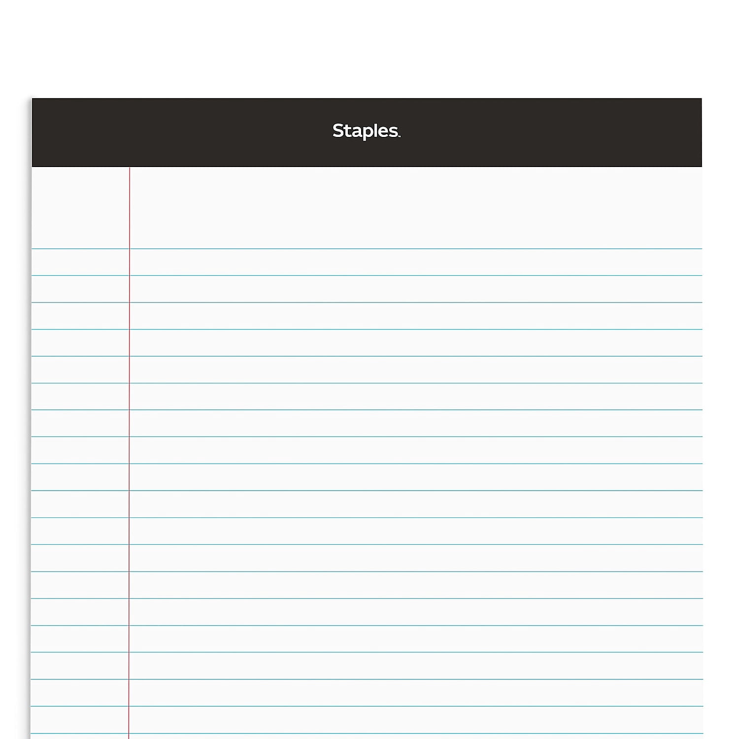 Staples Notepads 8.25" x 11.75" Wide White 50 Sh./Pad 72 Pads/PK TR57339CT