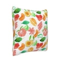 thumbnail image 3 of LNWH Watercolor Fruit Abstract Throw Pillow Covers, Square Soft Linen Decorative Pillow Cases, 20"x20", 3 of 8