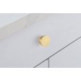thumbnail image 4 of Juego de 10 Tiradores Decorativos Redondos Elegantes de 4 cm en Oro Cepillado, 4 of 6