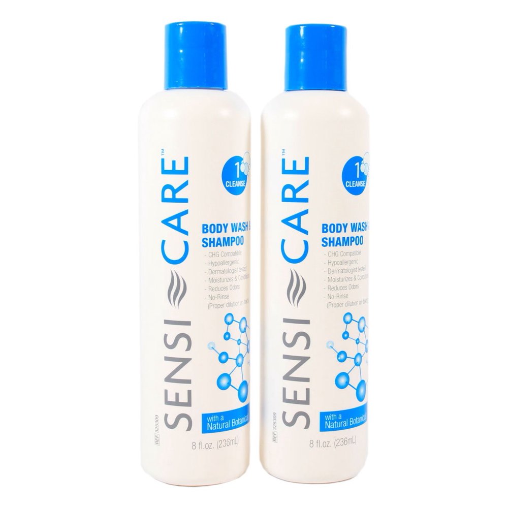SensiCare Body Wash and Shampoo 8 oz Pack of 2 Bottles Walmart
