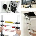 Telescoping Ladder 20FT Extension Ladder Aluminum Telescopic Ladder