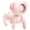 Pink, variant on Dailihome Portable Handheld Fan, Cute Dog Mini Desk Fan, USB Rechargeable Pocket Fan for Travel, 3 Speeds Adjustable Angle, Quiet Personal Fan for Kids, 1pc