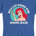 thumbnail image 3 of Disney Princess - Ariel Good For Doing Hair - Women's Short Sleeve Graphic T-Shirt, 3 of 5