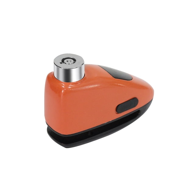 Soidarity Bicicletas Bloqueo de freno de disco Tipo-C Seguridad recargable Garaje Bicicleta Motocicleta Bloqueo Montar Ciclismo Scooter Alarma de seguridad Bicicletas eléctricas Naranja Soidarity OD026390-03