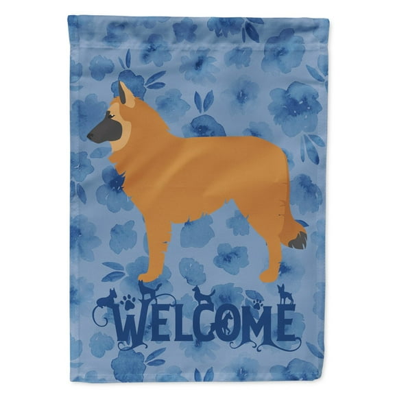 Carolines Treasures CK6188GF Belgian Shepherd Welcome Flag Garden Size Small multicolor