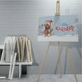 thumbnail image 4 of Hello Winter Goldendoodle Smiling in Red Scarf Hat Welcome Christmas Horizontal Matte Canvas Poster Doodle Dog Lover Gifts Idea Wall Art Home Decor - 00017, 4 of 5