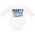thumbnail image 3 of Inktastic Baseball Daddys Little Catcher Boys Long Sleeve Baby Bodysuit, 3 of 5