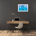 thumbnail image 3 of Gabriel, Barathieu 24x17 White Modern Wood Framed Museum Art Print Titled - Surgeon Fish Trio, 3 of 4