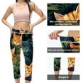 Cat High Waist Capris Printed Leggings for Women, Not SeeThrough Gym