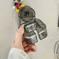 thumbnail image 4 of 360° Rotating Hair Dryer Rack No-Punch Wall-Mounted Suction Cup Storage Rack, 4 of 9