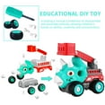 thumbnail image 3 of Joyoldelf Toys for Boys, Dinasour Triceratops Construction Toys, Educational Vehicle Assemble Toy with Screw for 5 6 7 8 Year Old, STEM Building Car Kit, Take Apart Truck Toy, Christmas Gift for Kids, 3 of 7
