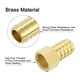thumbnail image 4 of Conector de manguera de latón Uxcell, conector de manguera hembra 3/4' Barb x 1/2' NPT 10, 4 of 6