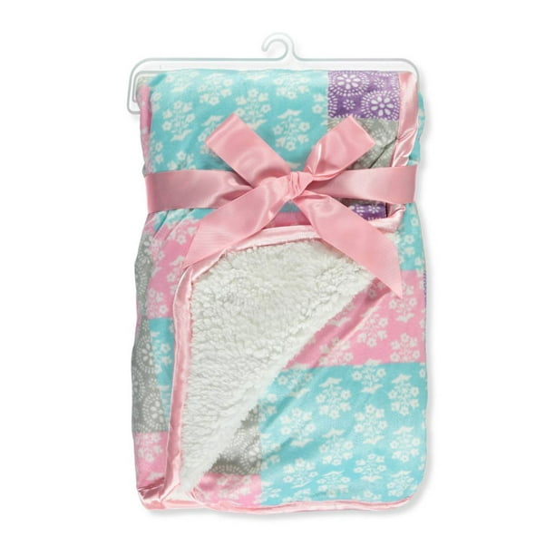 Zak And Zoey Plush Sherpa Fleece Blanket Walmart Com Walmart Com