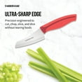 thumbnail image 3 of Farberware Precise Slice Santoku Parer Knife, 3.5 Inch, Red, 3 of 7