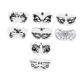 thumbnail image 2 of Plantillas de caras de carnaval Yuyangstore 8 Uds cara completa PET, 2 of 8