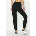 thumbnail image 4 of ALWAYS Women's Premium Soft Sweatpants with Pockets, Black Joggers, Medium, 4 of 5