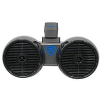 Rockville DWB65B Dual 6.5" Black 600 Watt Marine Wakeboard Tower Speaker System