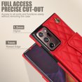 thumbnail image 2 of Case for Samsung Galaxy Note 20 Ultra, Crossbody Wristlet Case Wallet with RFID Blocking Card Slots KickStand Flip Folio PU Leather Magnetic Protective Cover Women for Galaxy Note 20 Ultra, Red, 2 of 9