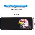 thumbnail image 3 of Gaming , Animal ,Office Large - Computer Keyboard Extended Mouse Mat Mousepad Stitched Edges for Game Players 31.5x12inch (Wolf Mouse pad), 3 of 6