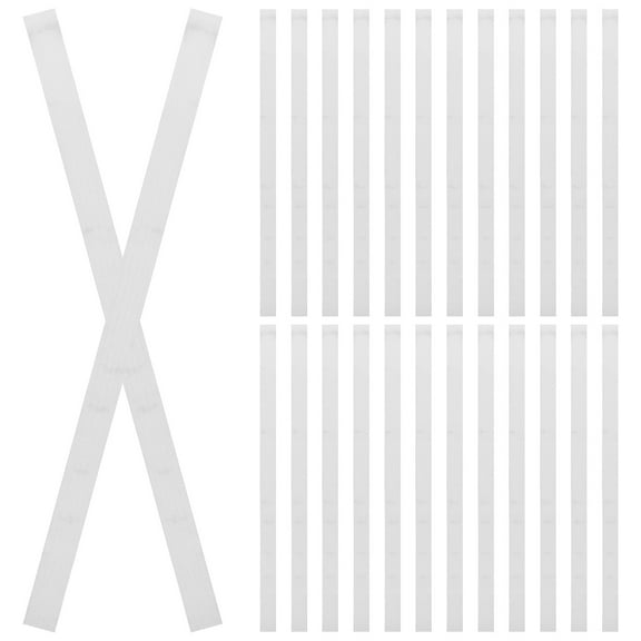 Chidian 30pcs Mesh Backing Glue Strips Book Binding Glue Spines Book Binding Glue Strips