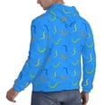 thumbnail image 6 of Honeii Colorful Snake Pattern Mens Hoodies Men's Loose Sleeve Sweatshirt,Pullover Hooded Sweatshirt for Men,Essentials Hoodie-X-Large, 6 of 7
