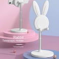 thumbnail image 2 of Support de Téléphone mobile Lapin Mignon, Support de Téléphone de table Réglable, Support de Téléphone compatible avec iPhone, Kindle, iPad, Interrupteurs, Tablettes, Tous les Téléphones, 2 of 5
