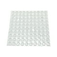thumbnail image 1 of Coussins de Meuble pour Armoires - 100 Pcs Ronds Transparents en Caoutchouc de Silicone Autoadhésifs pour la Réduction du Bruit - Butées de Pare-Chocs Durables pour Cuisine et Maison, 1 of 3