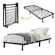 thumbnail image 1 of Cama Individual Plegable, Color Negro, con ruedas (Sin Colchón, 196*90cm) HOMEMAKE FURNITURE Minimalista Industrial, 1 of 6