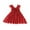 Red, variant on EnJoCho Summer Girls Bowknot Dress Western Style Polka Dot Sleeveless Princess Dress Tulle Dance Dress Little & Big Children Fashion Party Dresses 3-4T