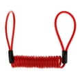 thumbnail image 1 of Cable de Bucle de Extremo Doble Baoblaze para Bicicleta Color Rojo 1.2M, 1 of 6
