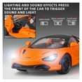 thumbnail image 4 of MAE 1:24 Mclaren 720s Super Sportcar Sound & Light Miniatures Alloy Diecast Model Car Presents For Boyfriend Toys For Kid Gift Metal, 4 of 7