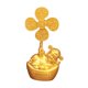 thumbnail image 3 of Colección de adornos de estatuas del Dios de la Riqueza del Feng Shui Escultura de la Buena Fortuna de Metal Estilo B, 3 of 6